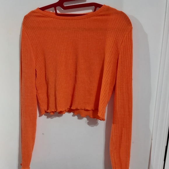 Shein orange shirt - Picture 3 of 4